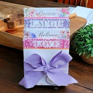 Lot of 4 memo pads NIP. Dream,laugh,believe,love